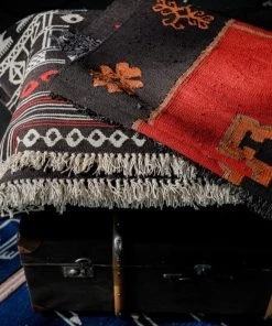 Mind The Gap Yarasa - Cocoa Wool Kilim Large 11 Mind The Gap Yarasa - Cocoa Wool Kilim Large