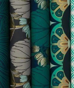 Liberty Fabrics Regency Tulip Wallpaper In Jade New