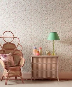 Liberty Fabrics New Wiltshire Blossom Wallpaper In Fennel