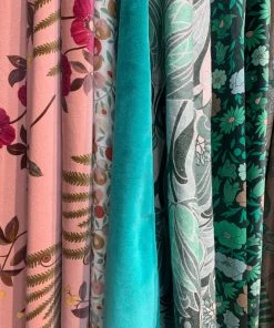 Liberty Fabrics Botanical Flora Wellington Velvet Fabric, Lacquer New