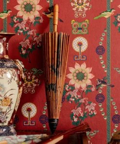 The Design Yard Lin Yuan Absinthe Green Wallpaper Rose & Thorn 8 The Design Yard Lin Yuan Absinthe Green Wallpaper Rose & Thorn