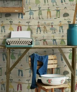 Mind The Gap Wallpaper & Paint Little People Wallpaper