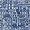 Mind The Gap Les Jardins Royaux Louvre Blue Wallpaper