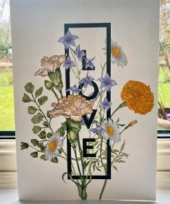 Love The Meadow Print, By The Print Florist Bohemian Dream