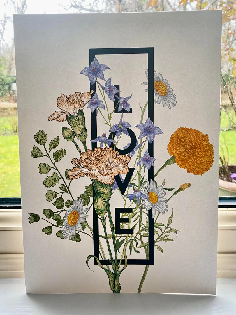 Love The Meadow Print, By The Print Florist Bohemian Dream 4 Love The Meadow Print, By The Print Florist Bohemian Dream