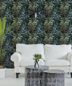 Mind The Gap Lush Succulents Wallpaper Havana Tropicana