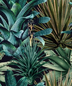 Mind The Gap Lush Succulents Wallpaper Havana Tropicana