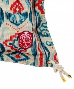 Mind The Gap Mediterraneo Ikat Linen Cushion