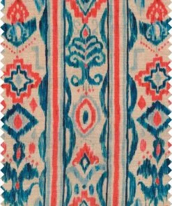 Mind The Gap Hudson Upholstered Stool In Sundance Fabrics