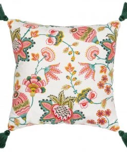 Mind The Gap Woodstock Midsummer Floral Cushion New