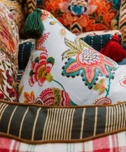 Mind The Gap Woodstock Midsummer Floral Cushion New