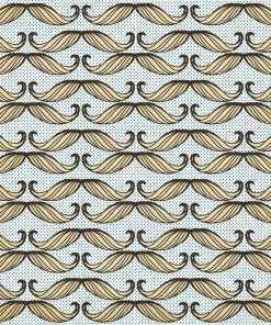 Mind The Gap Moustache Wallpaper