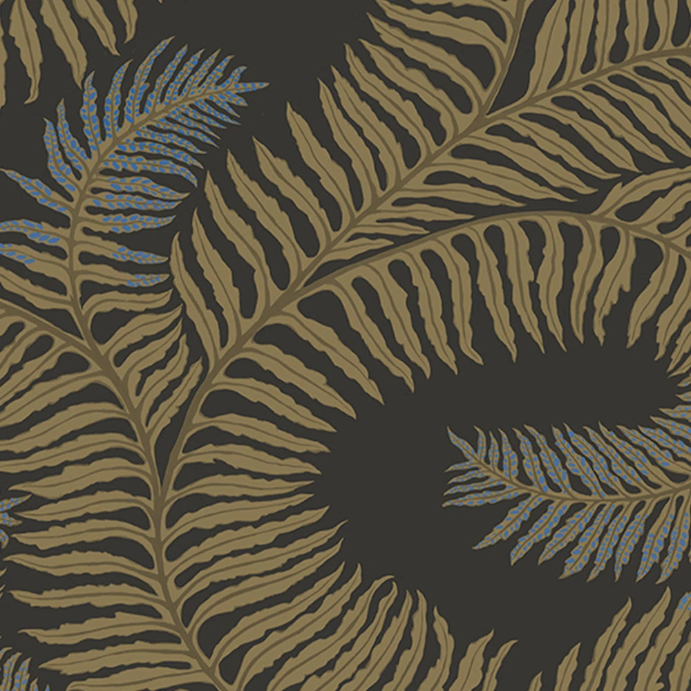 Josephine Munsey Bombe's Fernery Wallpaper In Olive & Celadon Les Jardins Royaux 9 Josephine Munsey Bombe's Fernery Wallpaper In Olive & Celadon Les Jardins Royaux