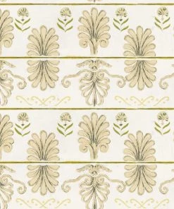 Mind The Gap Mykonos Villa Wallpaper Taupe
