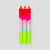 Pink Stories New Neon Taper Candles Lollipop Trees - Set Of 3 1 Pink Stories New Neon Taper Candles Lollipop Trees - Set Of 3
