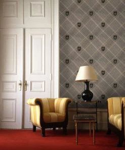 Mind The Gap Wallpaper & Paint Nobility Grey Wallpaper