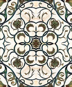 Mind The Gap Organic Tile Wallpaper