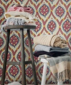 Mind The Gap Ottoman Taupe Wallpaper