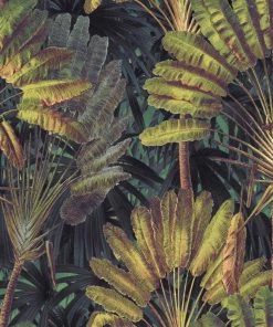 Mind The Gap Wallpaper & Paint Traveller's Palm Sunset Wallpaper