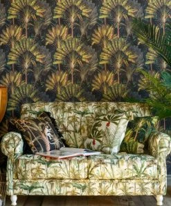 Mind The Gap Traveller's Palm Neutral Wallpaper