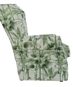 Mind The Gap Havana Tropicana MTG FURNITURE - DAKOTA SKIRTED CHAIR - PALMERA CUBANA LINEN