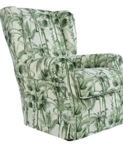 Mind The Gap Havana Tropicana MTG FURNITURE - DAKOTA SKIRTED CHAIR - PALMERA CUBANA LINEN