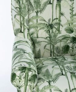 Mind The Gap Havana Tropicana MTG FURNITURE - DAKOTA SKIRTED CHAIR - PALMERA CUBANA LINEN