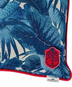 Mind The Gap Rose & Thorn Paradeisos Linen Cushion