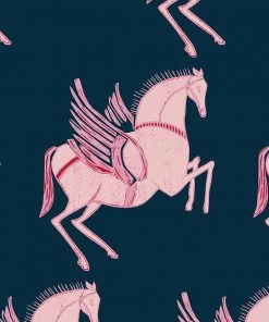 Annika Reed Studio Pegasus Wallpaper - Midnight New
