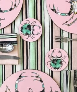 Bell Hutley Coasters Set Of Six - Tiger Lilly New