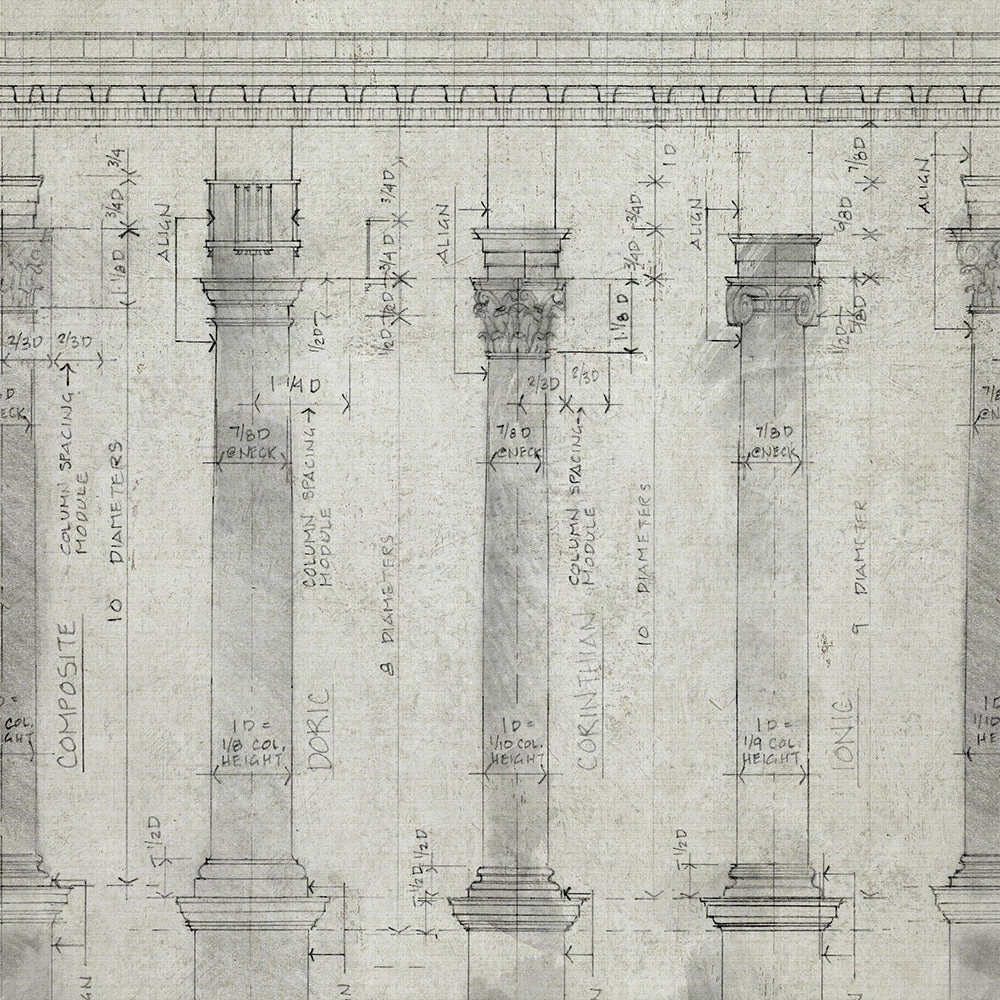 Thedesignyarduk Colonnade Sand Wallpaper The Craftsman 3 Thedesignyarduk Colonnade Sand Wallpaper The Craftsman