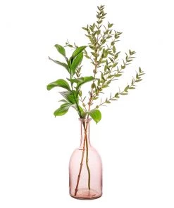 Sass & Belle Bohemian Dream Tanvi Recycled Glass Bottle Vase Pink