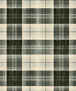 Mind The Gap Folk Couture Countryside Plaid Leather Wallpaper