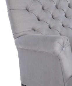 Mind The Gap MTG FURNITURE - MADISON CHAISE - FROST GREY LINEN