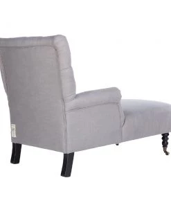 Mind The Gap MTG FURNITURE - MADISON CHAISE - FROST GREY LINEN