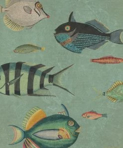 Mind The Gap Poissons Grey Wallpaper