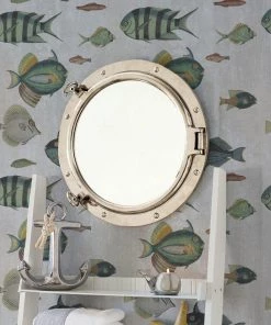 Mind The Gap Poissons Grey Wallpaper