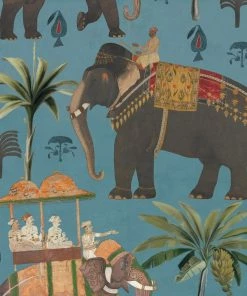 Mind The Gap The Procession Blue Wallpaper