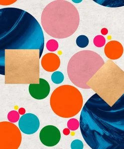 Mind The Gap Pseudomorph In Blue Wallpaper Wallpaper & Paint