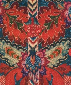 Mind The Gap Woodstock Fabrics, Psychedelia Linen New