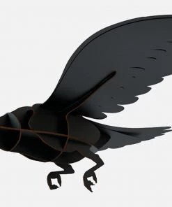 Ibride Adam Decorative Black Ravens Folk Couture