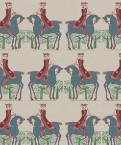 Annika Reed Studio New Redcoat Wallpaper - Stone