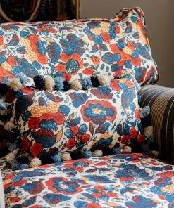 Mind The Gap Woodstock Remondini Floral Cushion New