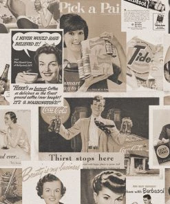 Thedesignyarduk Retro Ads Multi Wallpaper