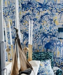 Mind The Gap Rhodes Mural Wallpaper Blue Skies Ahead