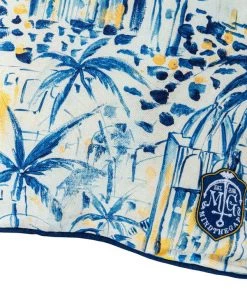 Mind The Gap Rhodes Stonewashed Cotton Cushion