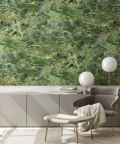 Brand Mckenzie Rice Terrace MAX Wallpaper, Grass Green Indigena