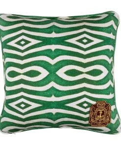 Mind The Gap Naval Flag I Riverside Linen Cushion Havana Tropicana