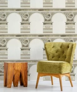 Mind The Gap The Craftsman Basilique Brass Wallpaper