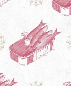 Mind The Gap Sardines Yellow Wallpaper